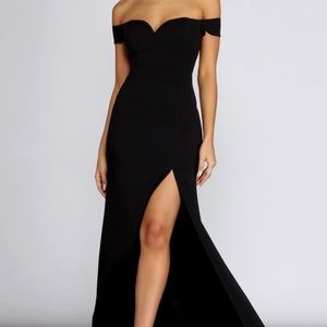 Black Long Gown